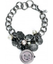 Accessorize J1010 Ladies Cluster Charm Bracelet Watch 