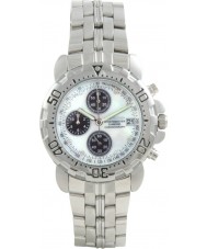 Krug Baumen 241269DM-MOP Mens Sportsmaster Diamond White Watch