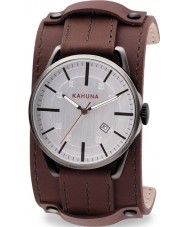 Kahuna KUC-0042G Mens Brown Cuff Watch
