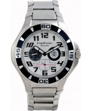 Krug Baumen 140501KM Vanguard Silver Black Steel Watch