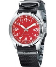 Evisu Mens Hiro Automatic Red Black Watch