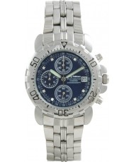Krug Baumen 241269DM-BL Blue Sportsmaster Diamond Mens Chronograph Watch