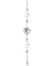 Hello Kitty 24700 Ladies Kitty Faces Up Silver Watch