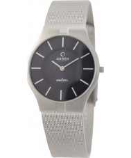 Obaku V122GCLMC Unisex Harmony Black Dial Bracelet Watch