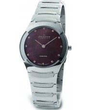 Skagen 582SSXDD Ladies Swiss Brown Steel Watch
