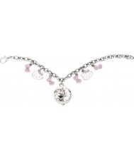 Hello Kitty 24696 Ladies Charming Kitty Silver Charms Watch