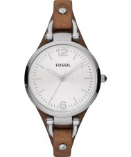 Fossil ES3060 Ladies Georgia Leather Cuff Watch