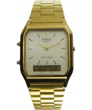 Casio AQ-230GA-9DMQY Mens Classic Gold Steel Watch
