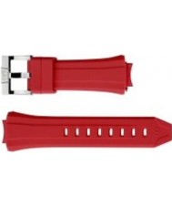 TechnoMarine S1341805 34Mm Red 1805C Silicon Strap Stainless Steel Buckle