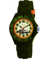 Tikkers TK0027 Kids Green Rubber Watch