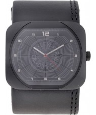 Levis L001GUBBRB-1 Mens Black Dial and Leather Strap Watch
