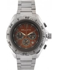 Ballistic BWE108 Mens Chronograph Silver Brown Watch