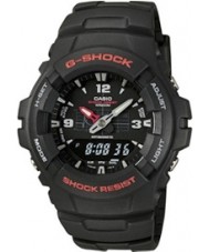 Casio G-100-1BVMUR Mens G-Shock Combination Display Classic Watch