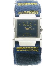 Kahuna KUV-0007L Ladies Blue Velcro Cuff Strap And Blue Analogue Dial Watch