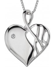 Hot Diamonds DP203 Ladies Arabesque Eclipse Heart Pendant