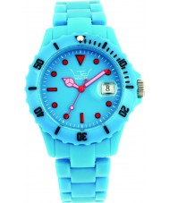 LTD Watch LTD-070124 Unisex Plastic 3 Hand Watch With Blue Dial And Blue Strap