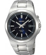 Seiko SKA455P1 Mens Kinetic Silver Tone Watch