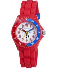 Tikkers Boys Red Time Teacher Football Watch