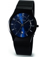 Skagen T233XLTMN Mens Titanium Blue Black Watch