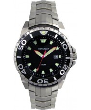 Sekonda 3870.27 Mens Black Steel Watch