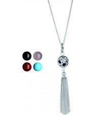 Hot Diamonds DN068 Ladies Bali Tassel Silver Necklace