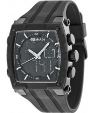 Marea 35205-3 Mens Chronograph All Black Rubber Watch