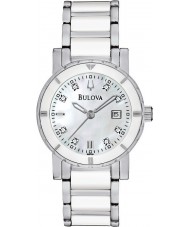 Bulova 98P121 Ladies Diamonds Ceramic Steel Watch