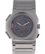 Levis L016GU-1 Unisex Grey Dial Stainless Steel Bracelet Chronograph Watch