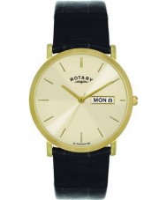 Rotary GS02624-03-DD Mens Gold Plated Champagne Watch