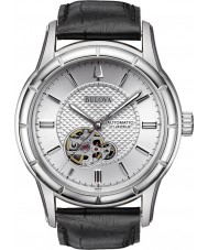 Bulova 96A111 Mens Bva Series Silver Black Watch