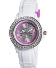 Tikkers TK0049 Girls White Stone Set Tiara Watch