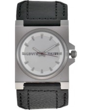 Levis L002GICWRB Ladies Silver Dial And Black Leather Strap Watch