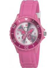 Tikkers TK0051 Girls  Pink Butterfly Watch