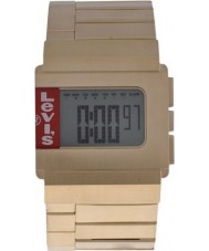 Levis L017GU-6 Unisex Digital Gold Plated Steel Bracelet Chronograph Watch