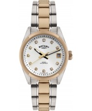 Rotary LB02662-02 Ladies Havana Two Tone Watch
