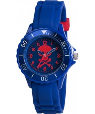 Tikkers TK0057 Boys Blue Skull and Crossbones Watch