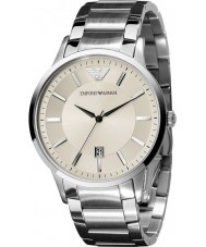 Emporio Armani AR2430 Mens Classic Cream Silver Watch