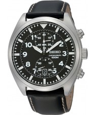Seiko SNN231P2 Mens Chronograph All Black Watch