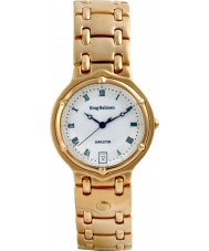 Krug Baumen 5116KM Mens Charleston White Gold Watch