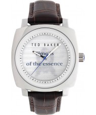 Ted Baker TE1063 Mens White Brown Watch