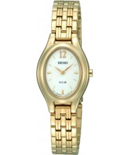 Seiko SUP008P1 Ladies Solar Gold Watch
