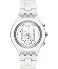 Swatch SVCW4000AG Unisex Full Blooded White Skull Watch