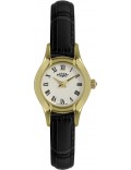 Rotary LS02840-09 Ladies Gold Plated Black Watch