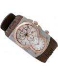 Triumph 3040-07 Trident Rose Gold Brown Strap Swiss Movement