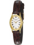 Accurist LS592 Ladies Strap White Brown Watch 