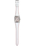 Hello Kitty 24762 Ladies Kitty Steps Out Silver Stones White Watch