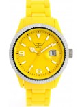 LTD Watch LTD-051001 Unisex Yellow Dial And Strap With Ss Bezel Watch