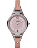 Fossil ES3076 Ladies Georgia Leather Cuff Watch
