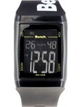 Bench BC0385BK Mens LCD Black Rubber Watch