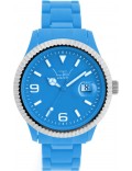 LTD Watch LTD-071001 Unisex Blue Dial And Strap With Ss Bezel Watch